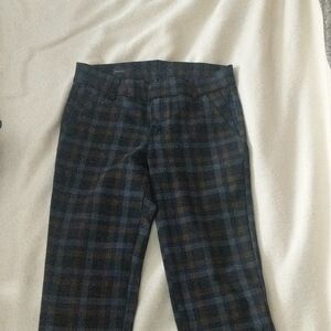Kut from the Kloth Women's Checkered Pants - Navy and Black